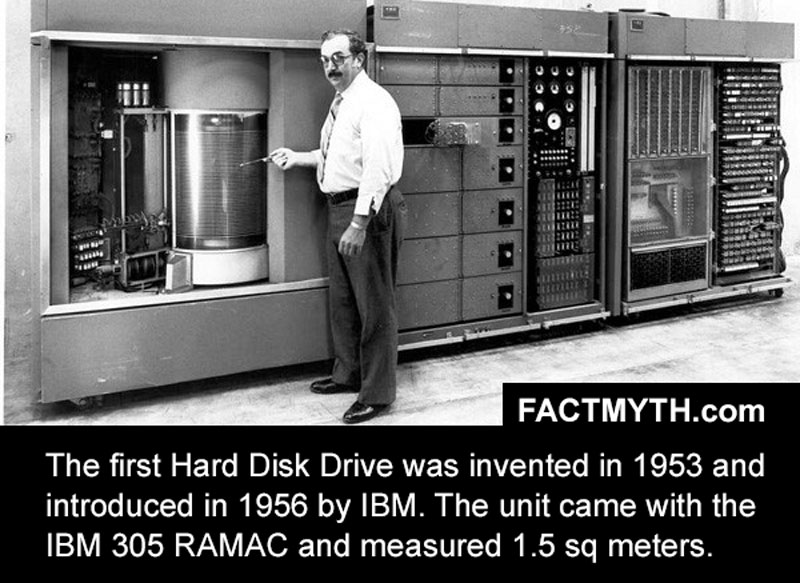 The First Hard Drive Was Announced in 1956