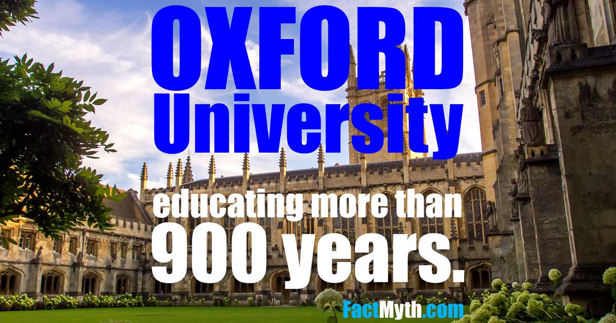 Is Oxford Oxford University Older Than Aztec Civilization?