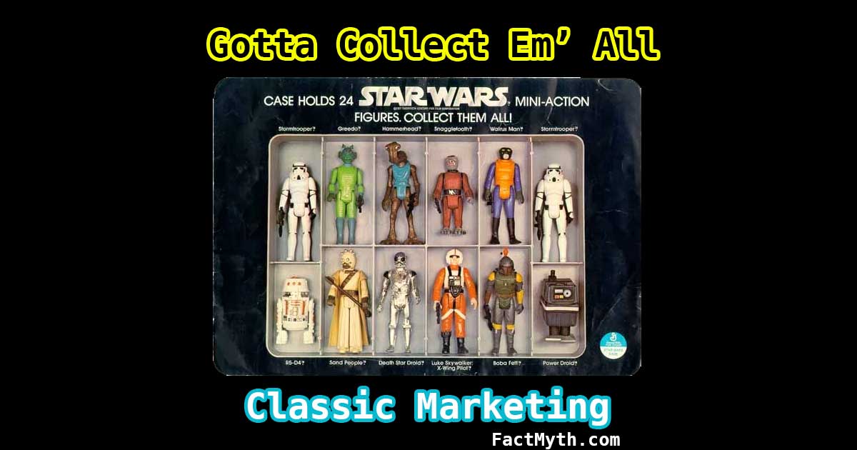 Star Wars created the collectible action figure craze.