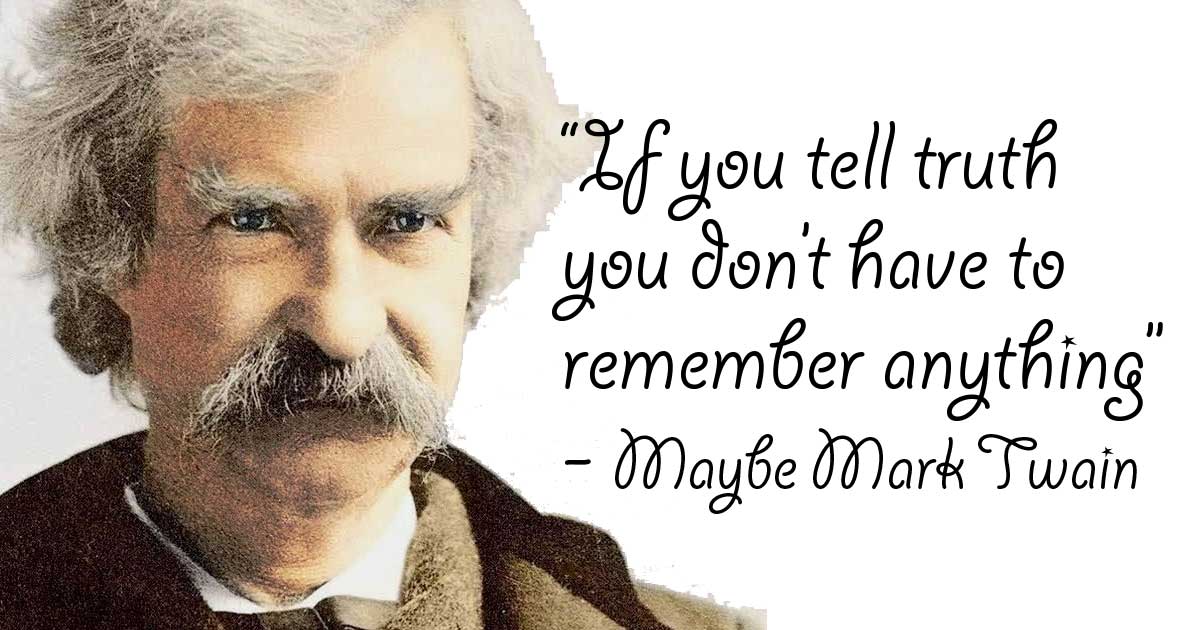 Mark Twain Quote Truth