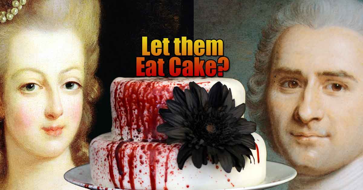 Let them eat cake
