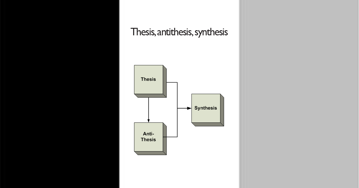 thesis in synthesis meaning